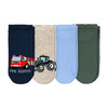 4 Paar Jungen Sneaker-Socken im Set