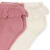 2 Paar Mädchen Sneaker-Socken im Set