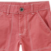 Jungen Shorts mit Kontrastnähten 