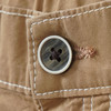 Jungen Shorts mit Kontrastnähten 