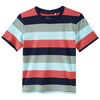 Jungen T-Shirt mit bunten Blockstreifen
