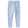 Mädchen Leggings mit Blumen-Allover