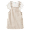 Mädchen Set mit Latzkleid und T-Shirt