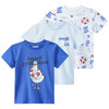 3 Jungen T-Shirts in verschiedenen Dessins