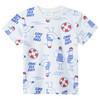 3 Jungen T-Shirts in verschiedenen Dessins