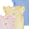 3 Baby T-Shirts mit Flügelärmeln