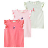 3 Baby T-Shirts mit Flügelärmeln