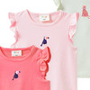 3 Baby T-Shirts mit Flügelärmeln