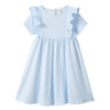 Mädchen Kleid mit Krepp-Struktur