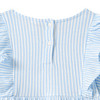 Mädchen Kleid mit Krepp-Struktur