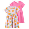 2 Baby Kleider mit bunten Motiven