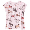 Mädchen T-Shirt mit Pferde-Allover