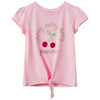 Mädchen T-Shirt mit Knotendetail