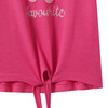 Mädchen T-Shirt mit Knotendetail