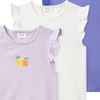 3 Mädchen T-Shirts mit Flügelärmeln