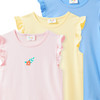 3 Mädchen T-Shirts mit Flügelärmeln