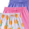 3 Mädchen Shorts mit bunten Motiven