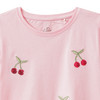 Mädchen T-Shirt mit Kirsch-Motiven