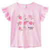 Mädchen T-Shirt mit Glitzer-Print