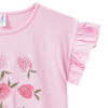 Mädchen T-Shirt mit Glitzer-Print