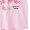 Mädchen T-Shirt mit Glitzer-Print