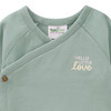 Newborn Wickeljacke mit gesticktem Schriftzug