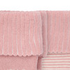 2 Paar Newborn Frottee-Socken mit Umschlag