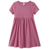 Mädchen Kleid mit Rippstruktur