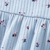 Mädchen Kleid mit Rippstruktur