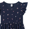 Mädchen Kleid mit Rippstruktur
