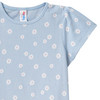 Mädchen T-Shirt mit Rippstruktur