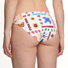Damen Bikinislip mit Allover-Print