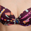 Damen Bikinioberteil mit Allover-Print