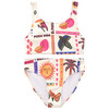 Mädchen Bikini mit Allover-Print