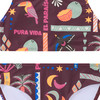 Mädchen Bikini mit Allover-Print