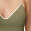 Damen Bustier in Rippstruktur