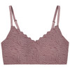 Damen Seamless-Bustier im Zebra-Look