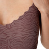 Damen Seamless-Bustier im Zebra-Look