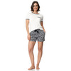 Damen Schlafshirt mit Leo-Details