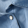 Mädchen Kleid mit Denim-Optik