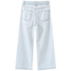 Mädchen Wide-Leg-Jeans in heller Waschung