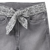 Mädchen Jeansshorts mit Stoffgürtel