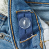 Mädchen Jeansshorts mit Stoffgürtel