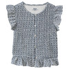 Mädchen Shirt mit Rüschen