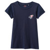 Mädchen T-Shirt mit Rücken-Print