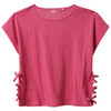 Mädchen T-Shirt mit Zierschleifen
