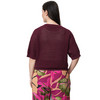 Damen Strickshirt mit Ajourmuster