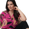 Damen Bluse mit Allover-Print