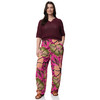 Damen Hose mit Allover-Print