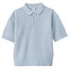 Jungen Strick-Poloshirt unifarben